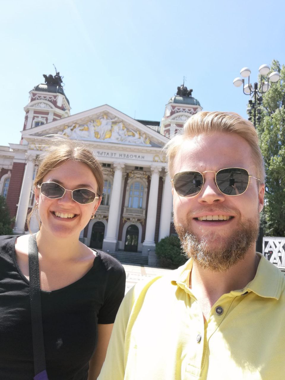 Ida und Markus in Sofia, August 2023