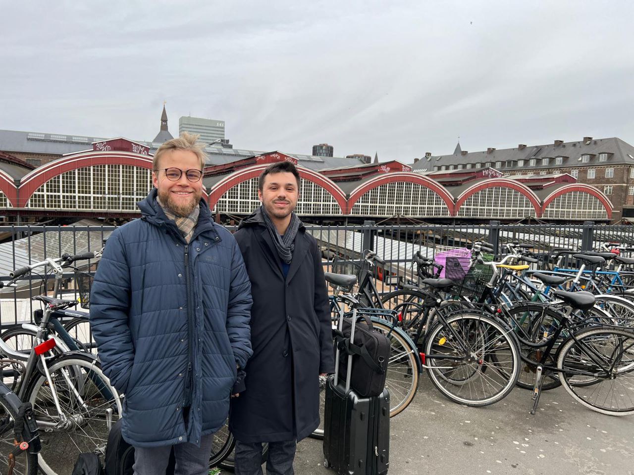 Markus und Andrey in Kopenhagen, Februar 2024